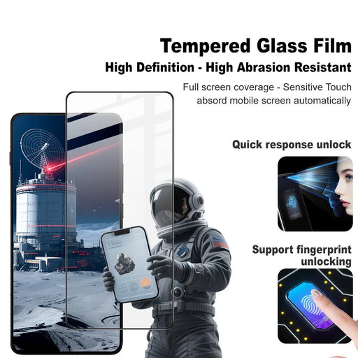 IMAK Pro+ Series For Motorola Edge 70 5G Screen Protector Full Coverage Tempered Glass Film (Fingerprint Unlock) - 2