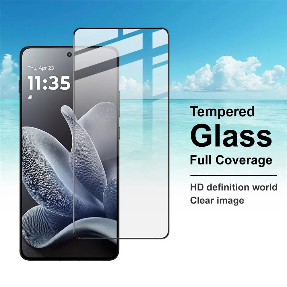 IMAK Pro+ Series For Motorola Edge 70 5G Screen Protector Full Coverage Tempered Glass Film (Fingerprint Unlock) - 3