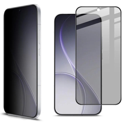 IMAK For Oppo Reno15 Pro Max 5G (Global) / Reno15 Pro 5G (China) Privacy Screen Protector Anti Peep Full Cover Tempered Glass Film (Fingerprint Unlock) - 1