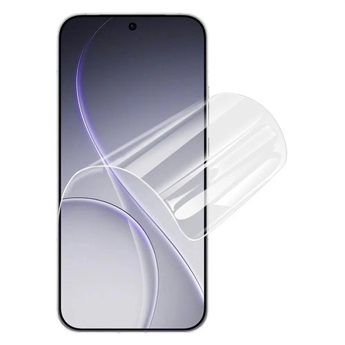 IMAK Hydrogel Film 4th For Oppo Reno15 Pro Max 5G (Global) / Reno15 Pro 5G (China) Full Screen Protector Ultra Clear Full Glue Soft TPU Film (Fingerprint Unlock) - Transparent - 1