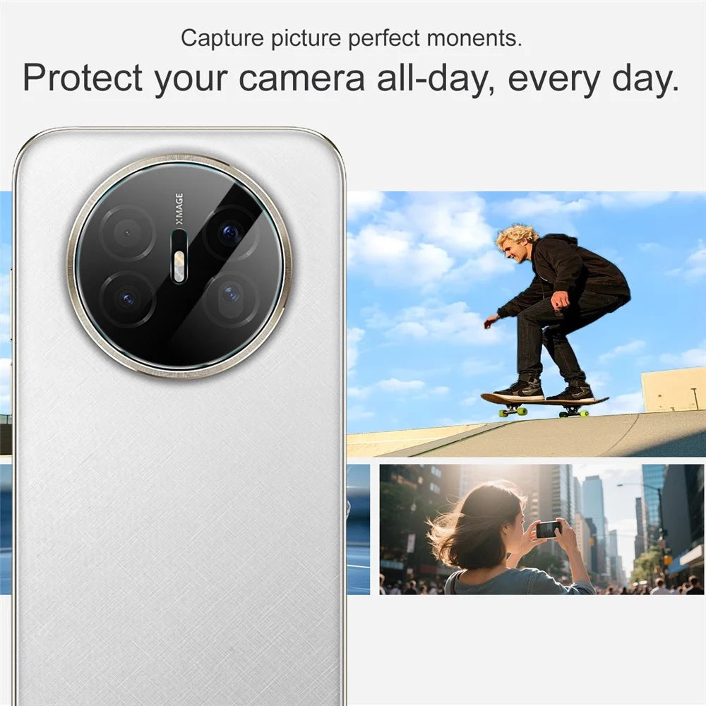 IMAK For Huawei Mate 70 Air Full Coverage Camera Lens Protector Slim Tempered Glass Lens Film - 4