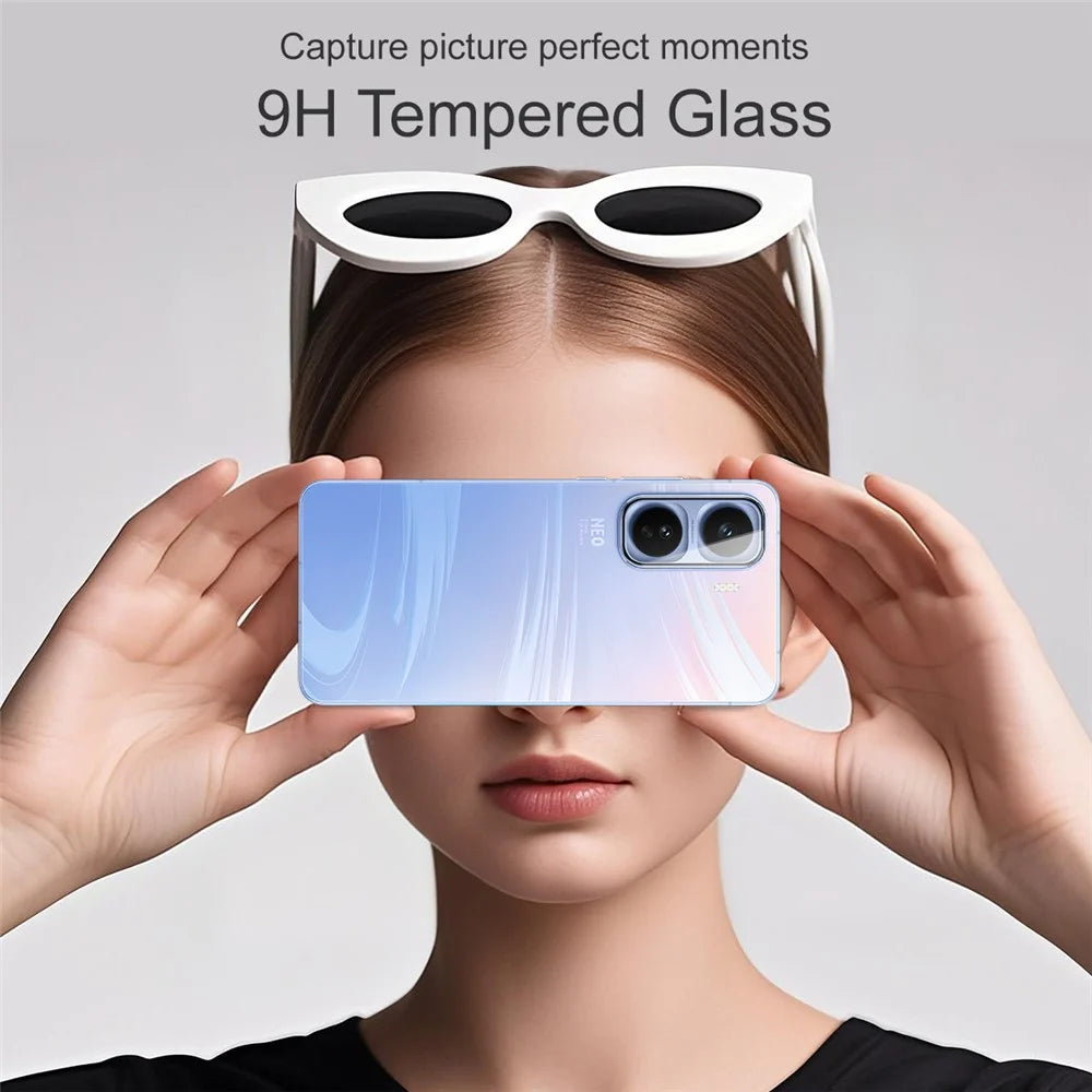 IMAK For vivo iQOO Neo11 5G Camera Lens Protector Tempered Glass Full Cover Lens Film with Self Positioning Frame - 4