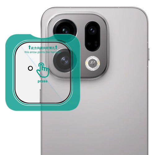 IMAK For Oppo Find X9s 5G / Find X9 5G Camera Lens Protector Tempered Glass Full Cover Lens Film with Self Positioning Frame - 1