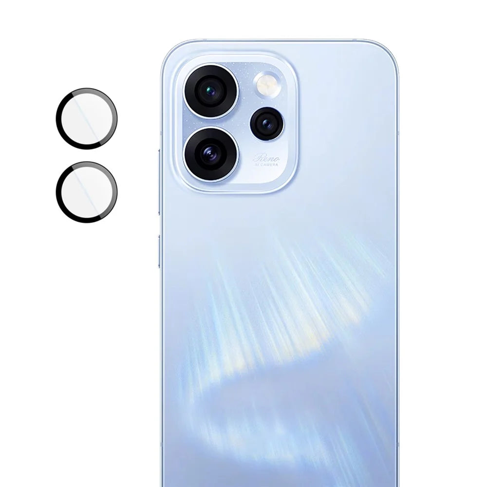 IMAK For Oppo Reno15 Pro 5G (Global) / Reno15 5G (China) Tempered Glass Full Cover Camera Lens Protector with Self Positioning Frame (Complete Covering) - 2