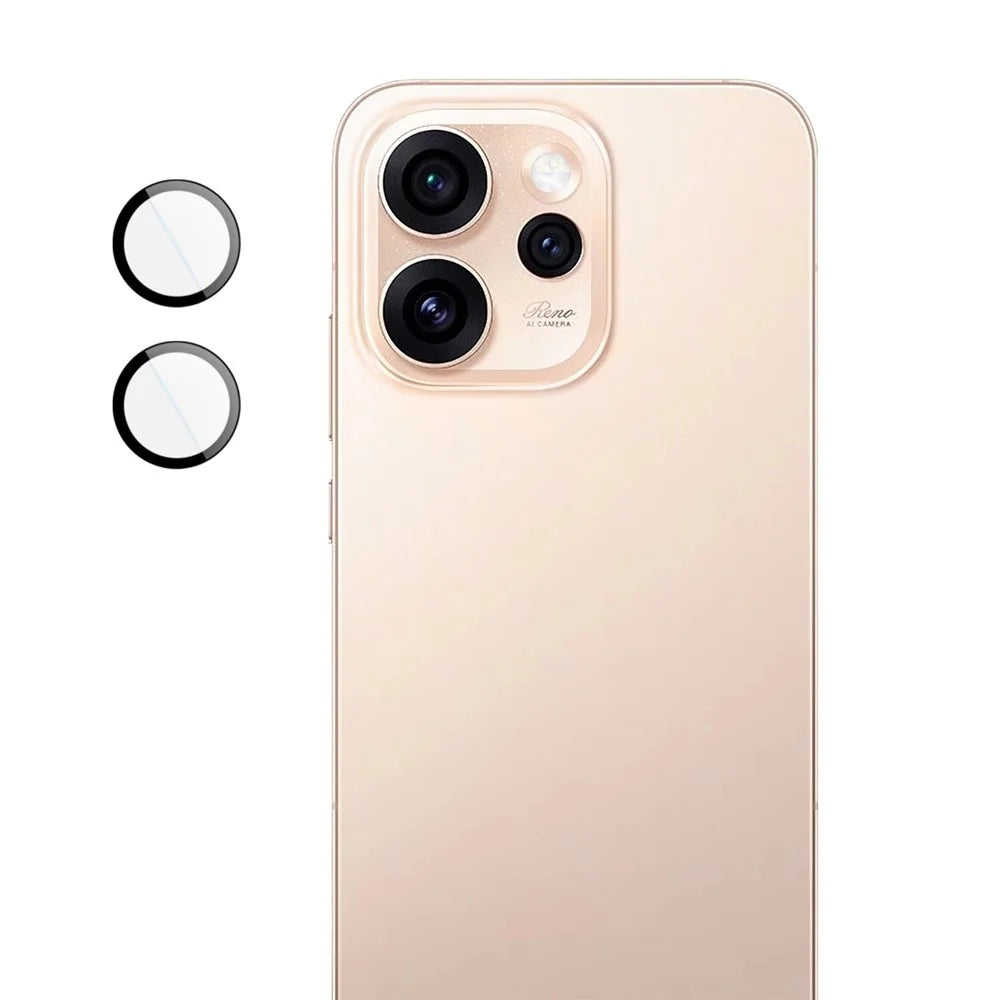 IMAK For Oppo Reno15 Pro Max 5G (Global) / Reno15 Pro 5G (China) Tempered Glass Full Cover Camera Lens Protector with Self Positioning Frame (Complete Covering) - 2