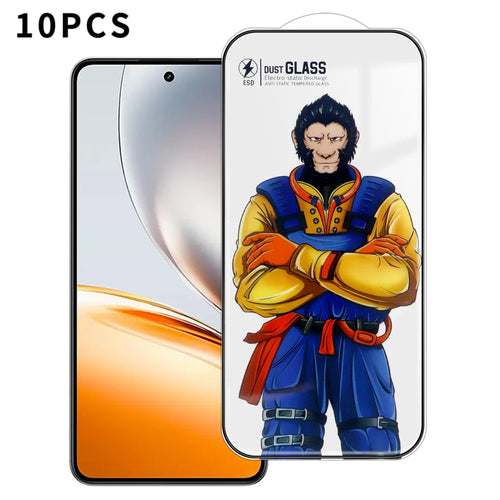 For Realme Neo7x 5G 10Pcs Full Screen Protector 3D Arc 120C Anti-Static Silk Printing High Aluminium-silicon Glass Film - As Shown - 1