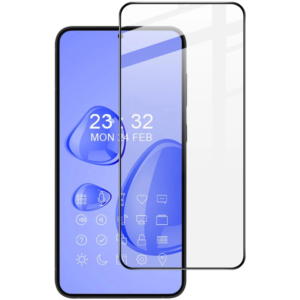 IMAK Pro+ Series Full Screen Protector for Samsung Galaxy S22+ 5G / S23+ , Explosion-proof Full Glue Sensitive Touch Tempered Glass Film - 1