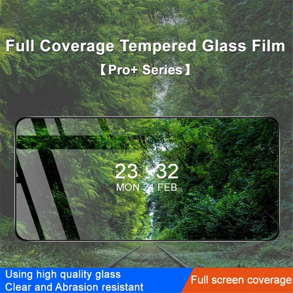 IMAK Pro+ Series Full Screen Protector for Samsung Galaxy S22+ 5G / S23+ , Explosion-proof Full Glue Sensitive Touch Tempered Glass Film - 2