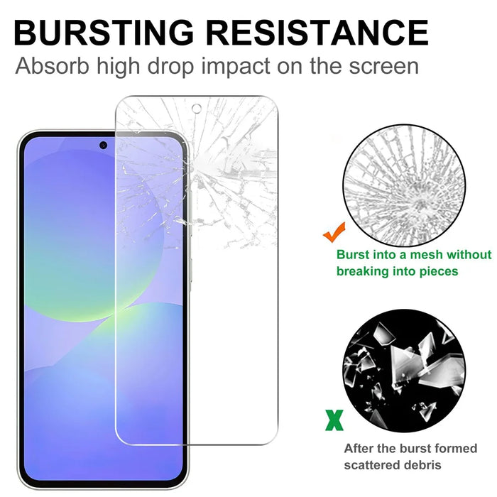 For Samsung Galaxy A37 5G Screen Protector 2.5D HD Tempered Glass Film (Not Complete Coverage) - 4