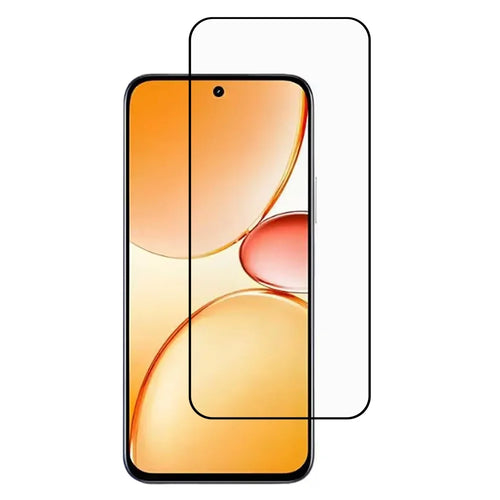 For Realme C85 5G / C85 Pro 4G Full Screen Protector Silk Printing Full Glue HD Clear High Aluminium-silicon Glass Screen Film - 1