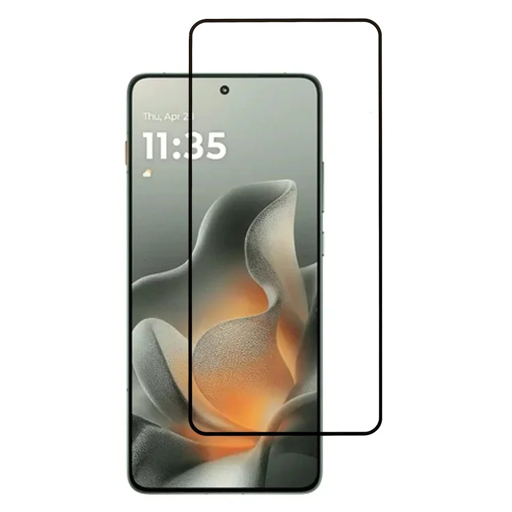 For Motorola Edge 70 5G / Moto X70 Air Full Screen Protector Silk Printing Full Glue HD Clear High Aluminium-silicon Glass Screen Film - 1