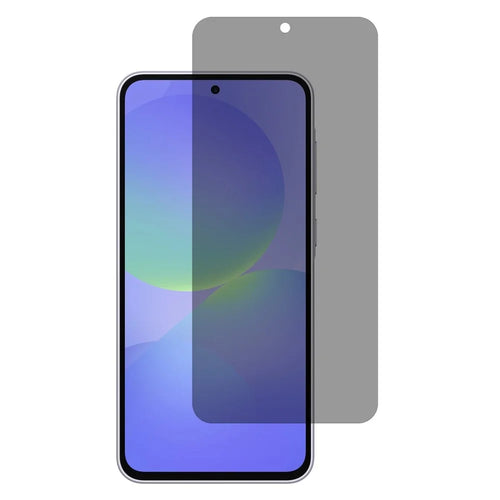 For Samsung Galaxy A37 5G / A57 5G Anti Spy Privacy Full Screen Protector 2.5D Arc Edge Full Glue High Aluminium-silicon Glass Film (Fingerprint Unlock) - 1