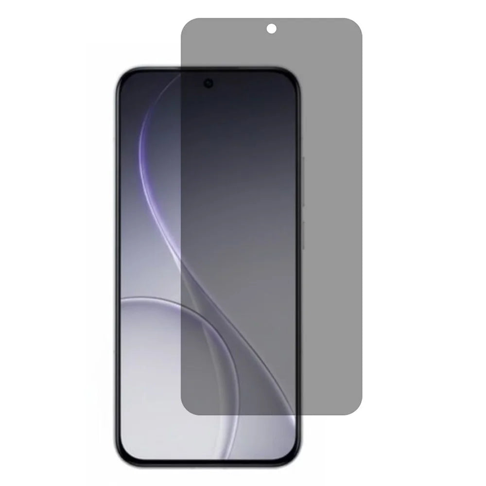 For Oppo Reno15 Pro 5G (Global) / Reno15 5G (China) Anti Spy Privacy Full Screen Protector 2.5D Arc Edge Full Glue High Aluminium-silicon Glass Film (Fingerprint Unlock) - 1