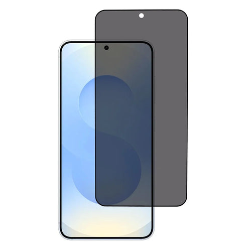 For Samsung Galaxy S26+ Anti Spy Privacy Screen Protector 2.5D Arc Edge Full Glue Full Cover High Aluminium-silicon Glass Film (Fingerprint Unlock) - 1