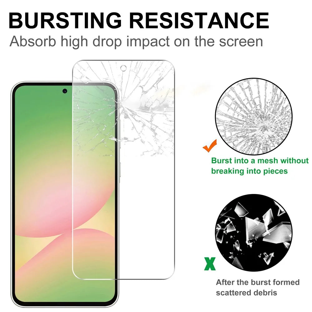 For Samsung Galaxy A57 5G Screen Protector 2.5D HD Tempered Glass Film (Not Complete Coverage) - 4