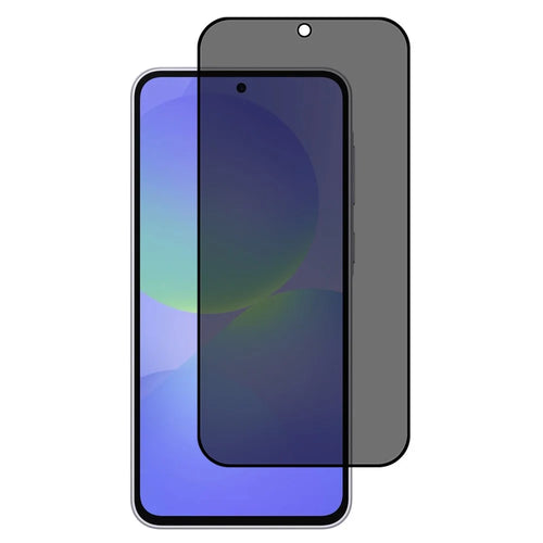 For Samsung Galaxy A37 5G Anti-Peep Tempered Glass Full Covering Silk Printing Screen Protector (No Fingerprint Unlock) - 1