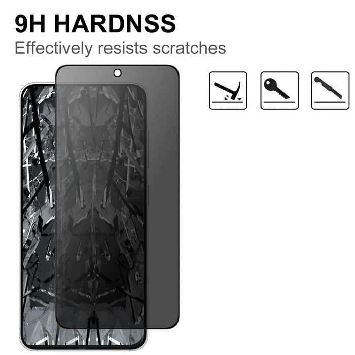 For Samsung Galaxy S26 Tempered Glass Screen Protector 2.5D Arc Edge Anti-Spy Film - 3