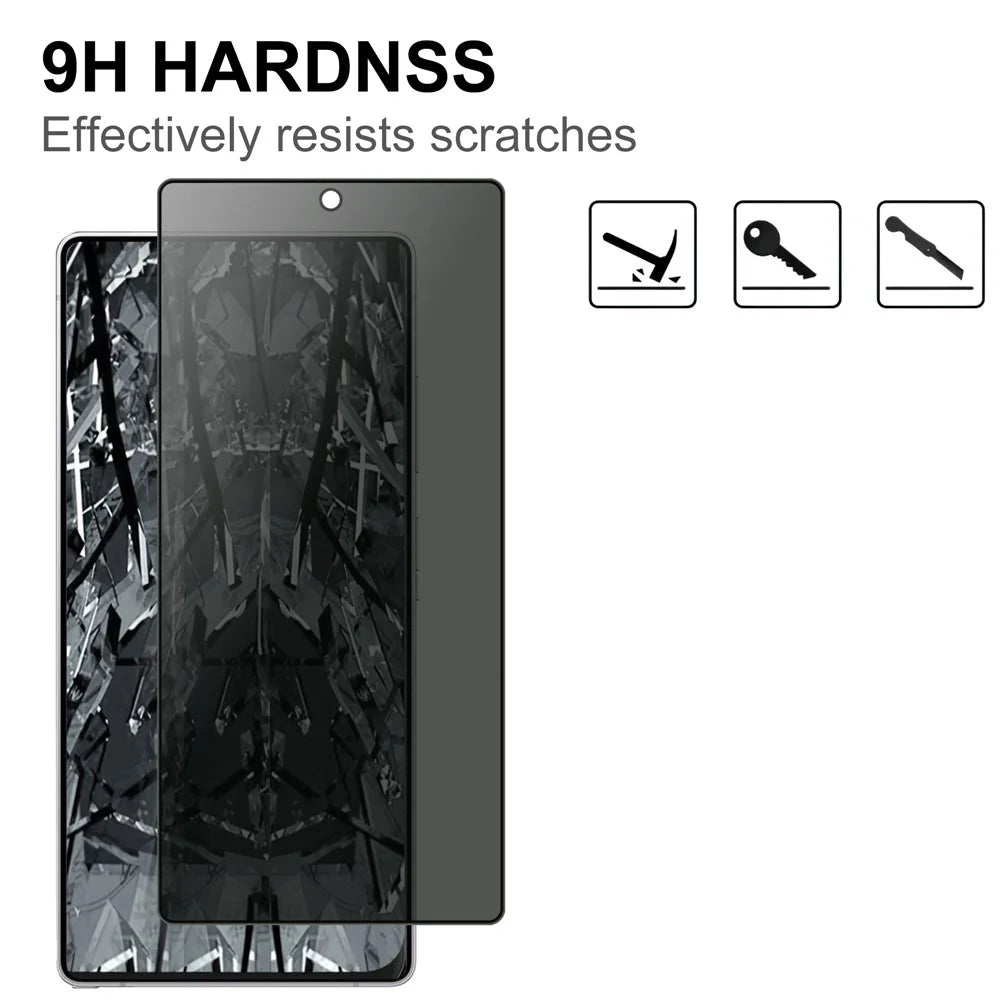 For Samsung Galaxy S26 Ultra Tempered Glass Full Screen Protector 2.5D Arc Edge Anti-Spy Film - 3