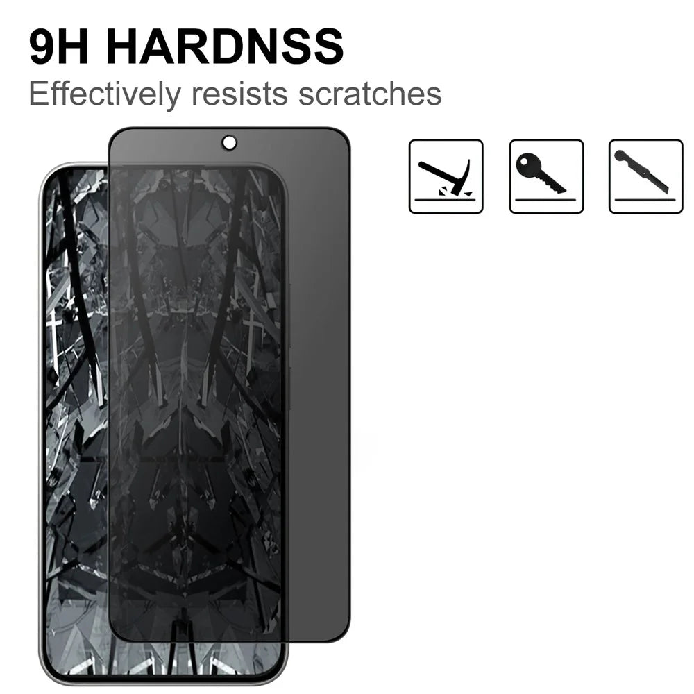 Tempered Glass For Xiaomi 15T  /  15T Pro Full Screen Protector 2.5D Arc Edge Anti-Spy Film - 3