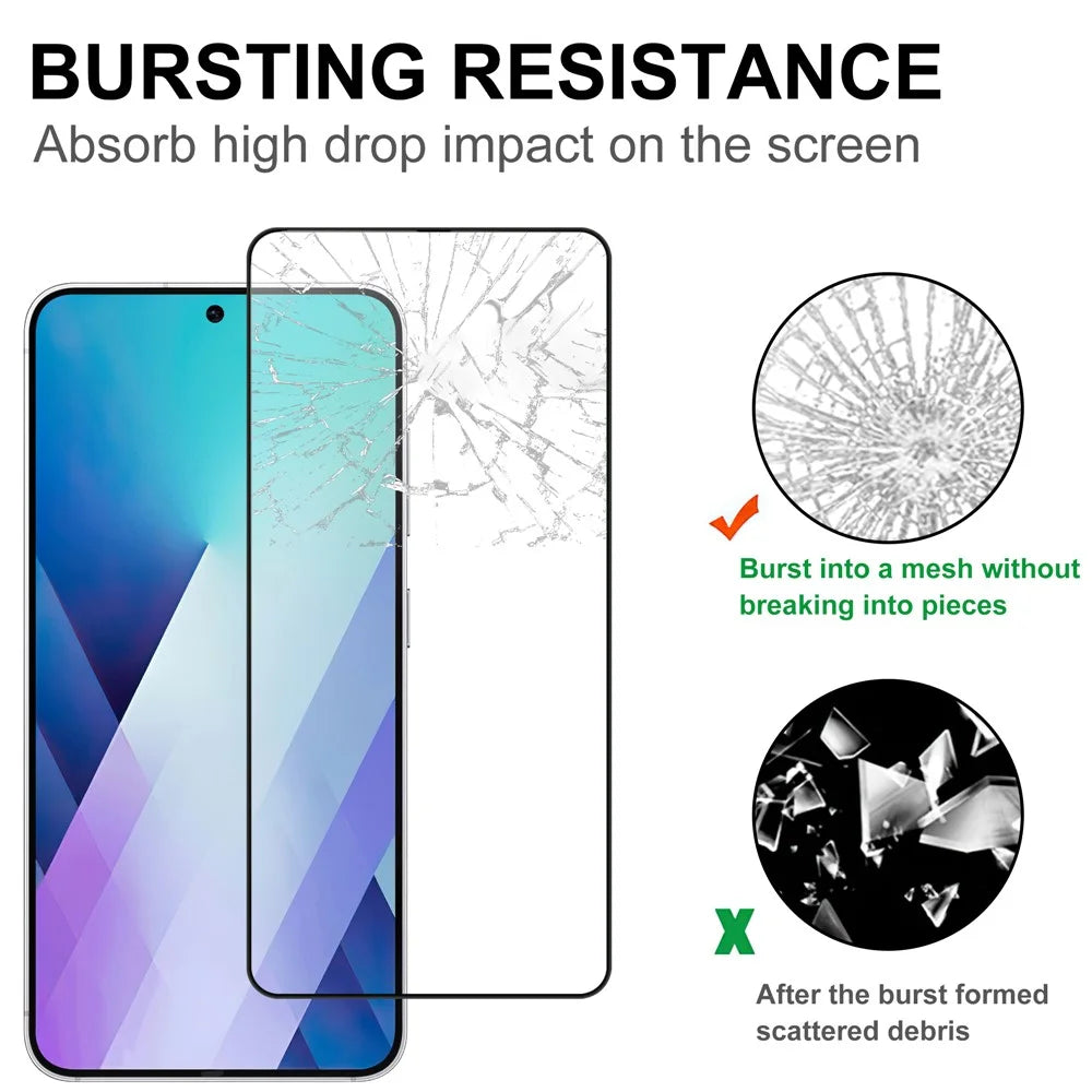 For Samsung Galaxy S26+ AGC Tempered Glass with Black Edge Full Glue Full Coverage Screen Protector - 4