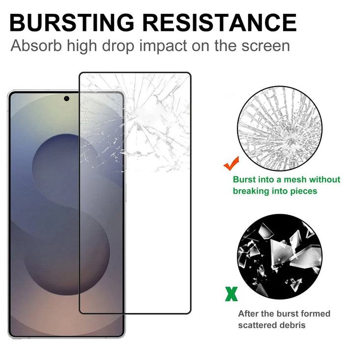 For Samsung Galaxy S26 Ultra AGC Tempered Glass with Black Edge Full Glue Full Coverage Screen Protector - 4