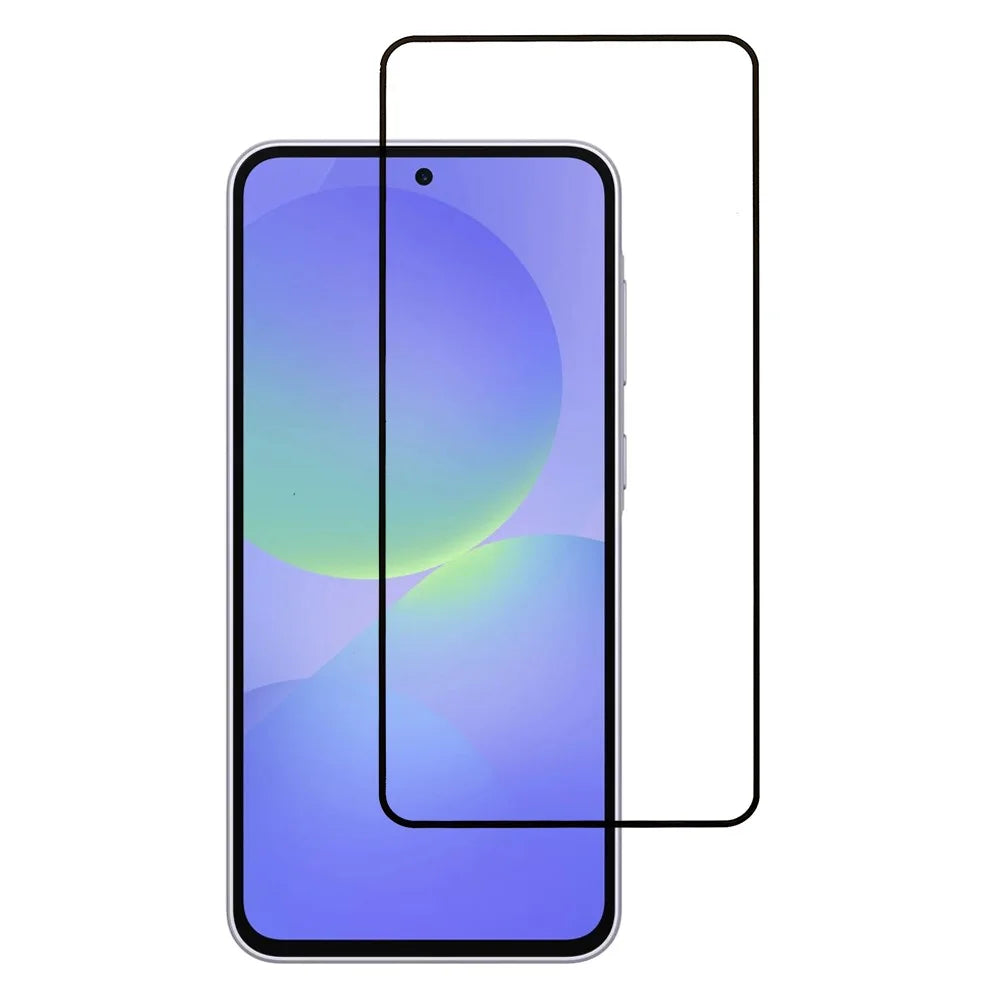 For Samsung Galaxy A37 5G Screen Protector Silk Printing Full Glue Full Coverage Tempered Glass Screen Film - 1