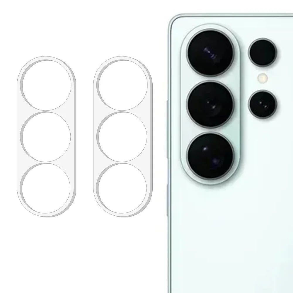 2Pcs For Samsung Galaxy S26 Ultra Camera Lens Protector 3D Arc Edge Anti-Scratch Tempered Glass Lens Film - 1