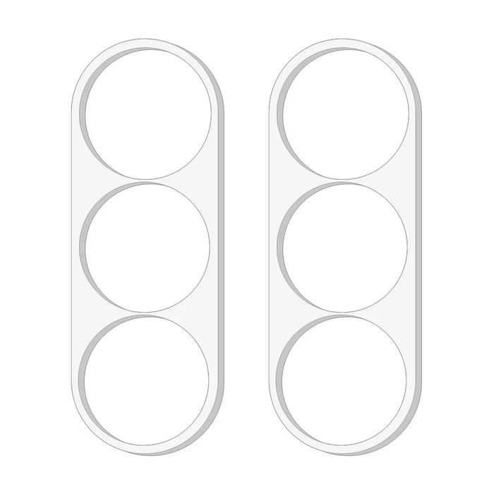 2Pcs Camera Lens Protector For Samsung Galaxy S26  /  S26+ 3D Arc Edge Anti-Scratch Tempered Glass Lens Film - 2