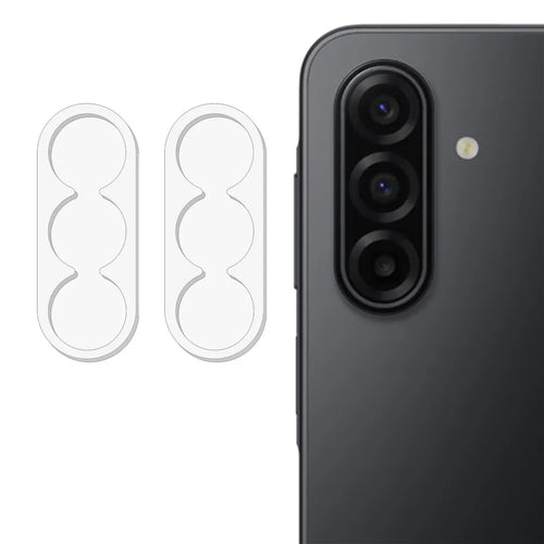 2Pcs Camera Lens Protector For Samsung Galaxy A37 5G / A57 5G 3D Arc Edge Anti-Scratch Tempered Glass Lens Film - 1