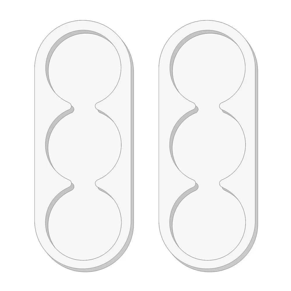 2Pcs Camera Lens Protector For Samsung Galaxy A37 5G / A57 5G 3D Arc Edge Anti-Scratch Tempered Glass Lens Film - 2