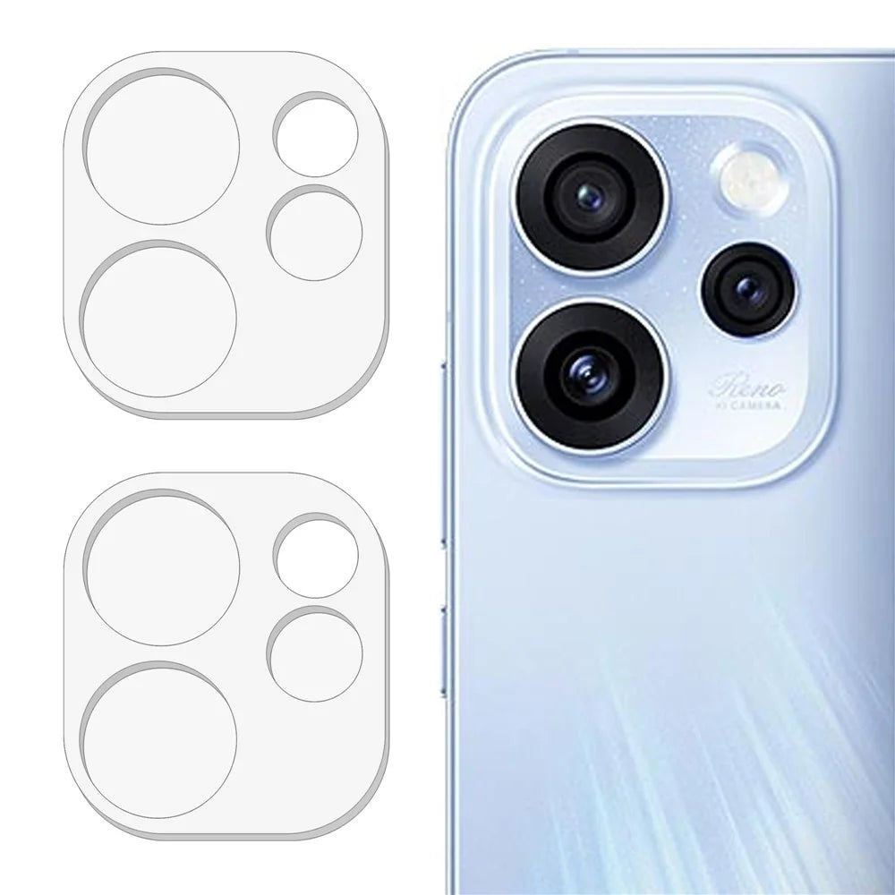2Pcs For Oppo Reno15 Pro Max 5G (Global) / Reno15 Pro 5G (China) Camera Lens Protector 3D Arc Edge Anti-Scratch Tempered Glass Lens Film - 1
