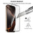 For iPhone 11 Pro Max Full Screen Protector HD Clear Silk Printing High Aluminium-silicon Glass Film with Dust Removal Installation Frame - As Shown - 2