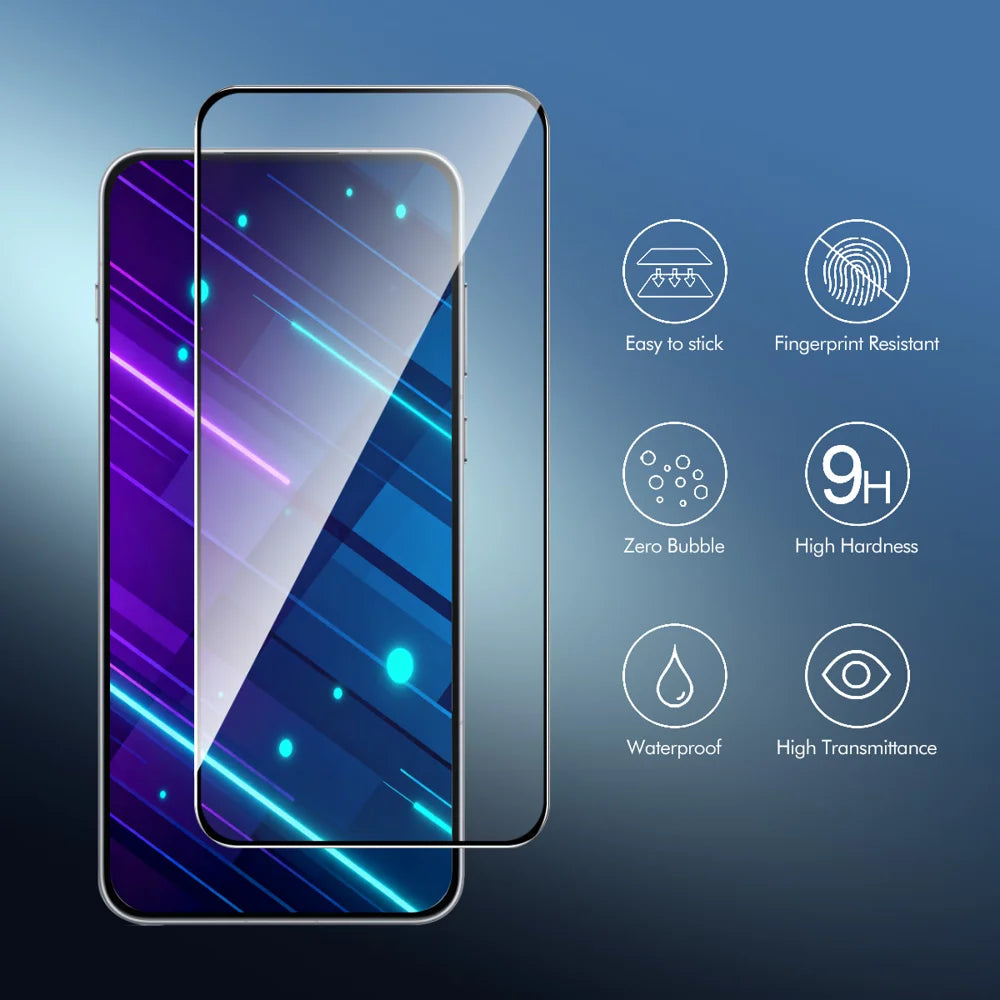ENKAY HAT PRINCE For Motorola Edge 70 5G 2Pcs Screen Protector   9H Silk Printing 0.26mm Tempered Glass - Transparent - 2