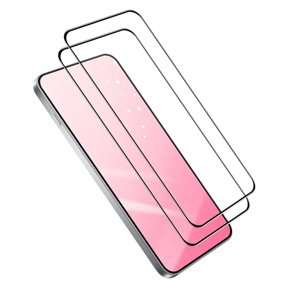 ENKAY HAT PRINCE For Realme C85 5G 2Pcs Screen Protector   9H Silk Printing 0.26mm Tempered Glass - Transparent - 1