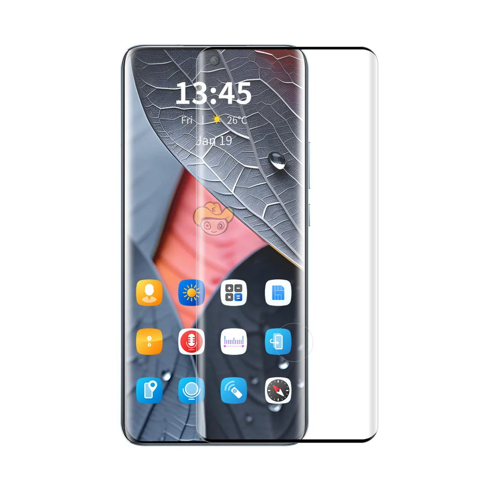 ENKAY HAT PRINCE For Honor Magic8 Pro 5G Tempered Glass   Side Glue Full Screen Protector 3D Curved Support Fingerprint Unlock - Transparent - 1