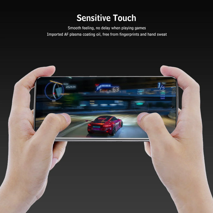 ENKAY HAT PRINCE For Honor Magic8 Pro 5G Tempered Glass   Side Glue Full Screen Protector 3D Curved Support Fingerprint Unlock - Transparent - 5
