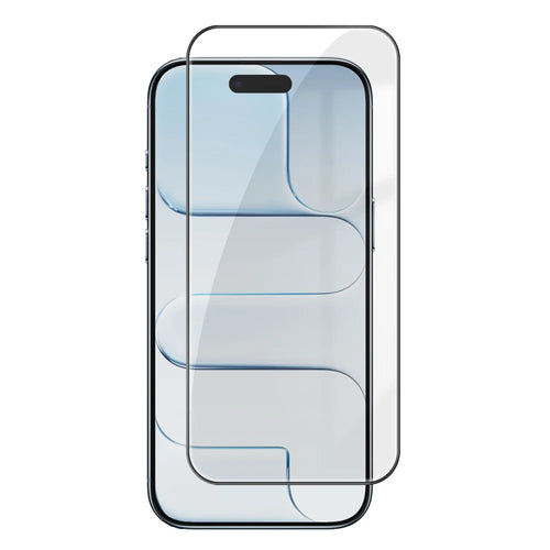 For iPhone Air HD Full Screen Protector Silk Printing Black Edge High Aluminium-silicon Glass Film - As Shown - 1
