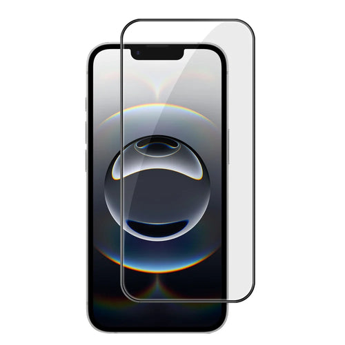 For iPhone 17e / 16e HD Full Screen Protector Silk Printing Black Edge High Aluminium-silicon Glass Film - As Shown - 1