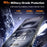 For iPhone 14 Pro Max HD Full Screen Protector Silk Printing Black Edge High Aluminium-silicon Glass Film - As Shown - 6
