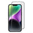 For iPhone 14 HD Full Screen Protector Silk Printing Black Edge High Aluminium-silicon Glass Film - As Shown - 1