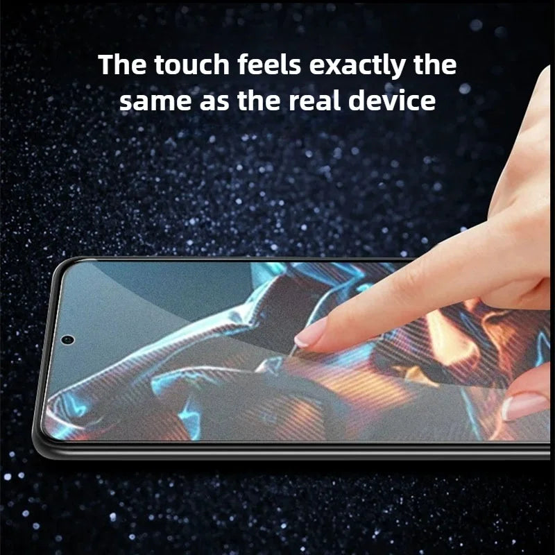 For Asus ROG Phone 9 5G HD Full Screen Protector Silk Printing Black Edge High Aluminium-silicon Glass Film - As Shown - 3