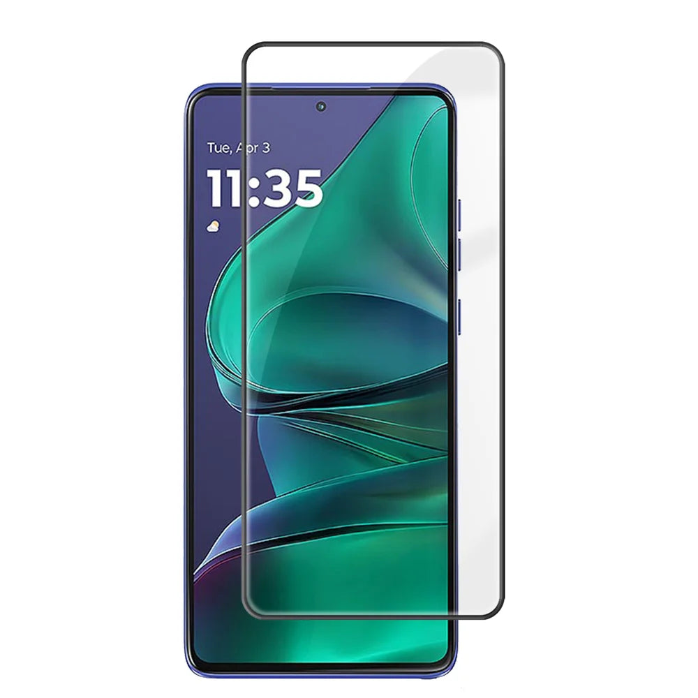 For Motorola Moto G Stylus 5G (2025) HD Full Screen Protector Silk Printing Black Edge High Aluminium-silicon Glass Film - As Shown - 1