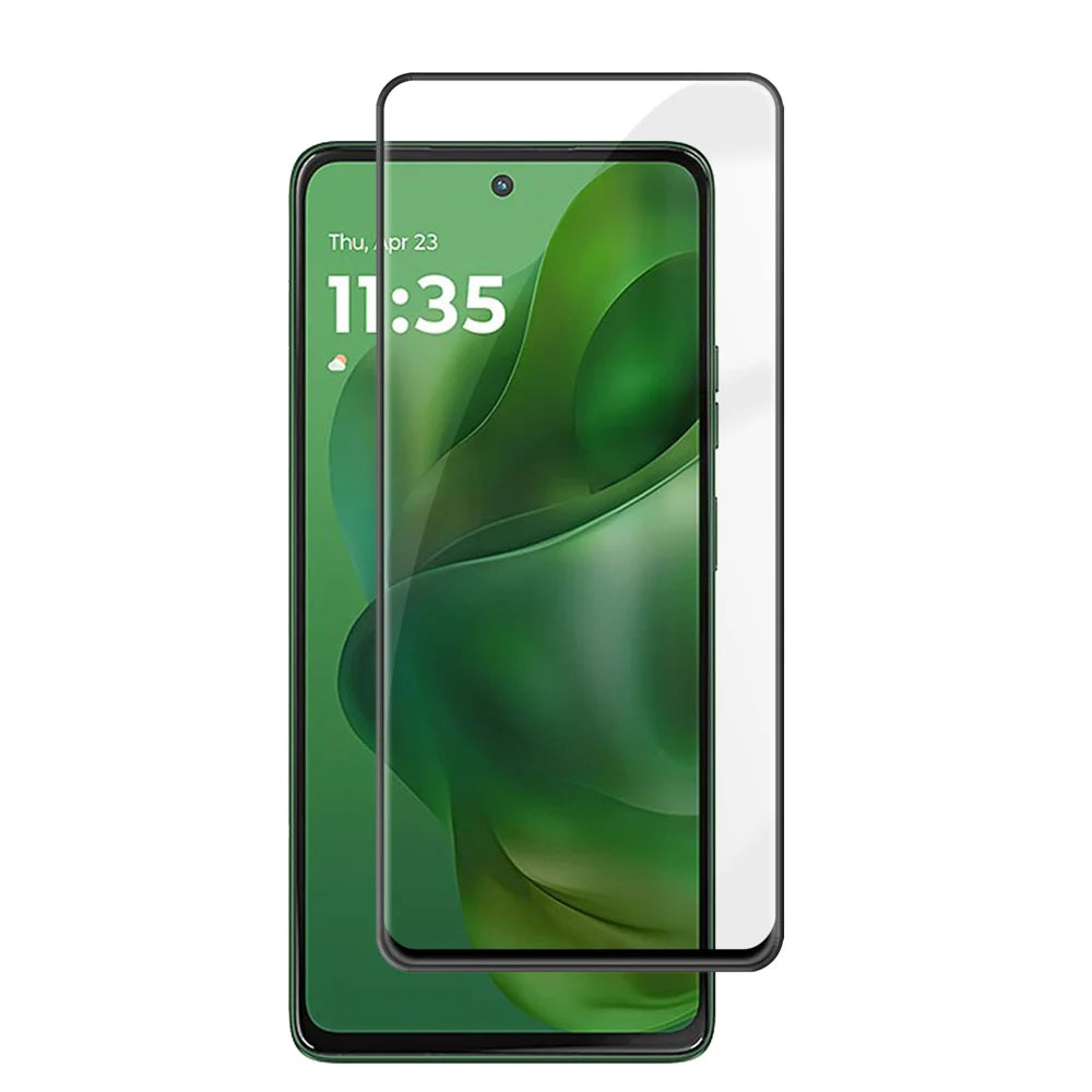 For Motorola Moto G Power (2025) HD Full Screen Protector Silk Printing Black Edge High Aluminium-silicon Glass Film - As Shown - 1