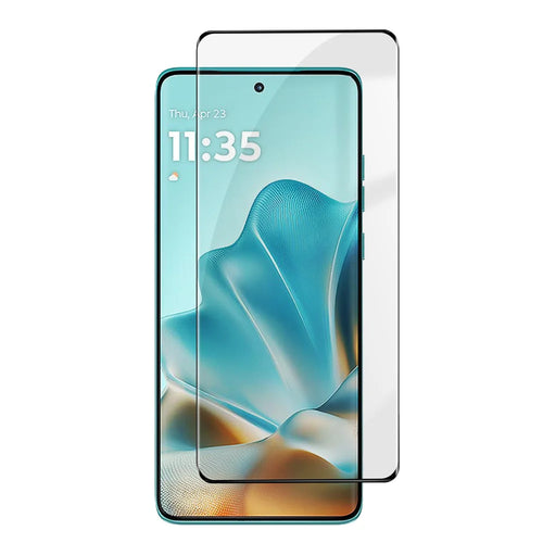 For Motorola Edge 60 Fusion 5G HD Full Screen Protector Silk Printing Black Edge High Aluminium-silicon Glass Film - As Shown - 1