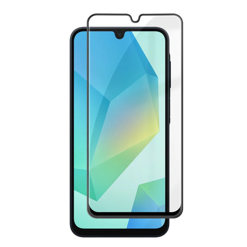 For Samsung Galaxy A16 5G HD Full Screen Protector Silk Printing Black Edge High Aluminium-silicon Glass Film - As Shown - 1