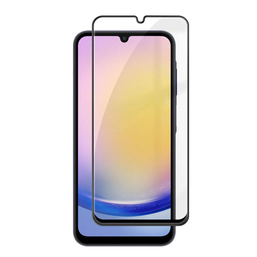 For Samsung Galaxy A25 5G (Global) (161mm) HD Full Screen Protector Silk Printing Black Edge High Aluminium-silicon Glass Film - As Shown - 1