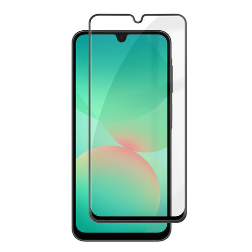 For Samsung Galaxy A26 5G HD Full Screen Protector Silk Printing Black Edge High Aluminium-silicon Glass Film - As Shown - 1