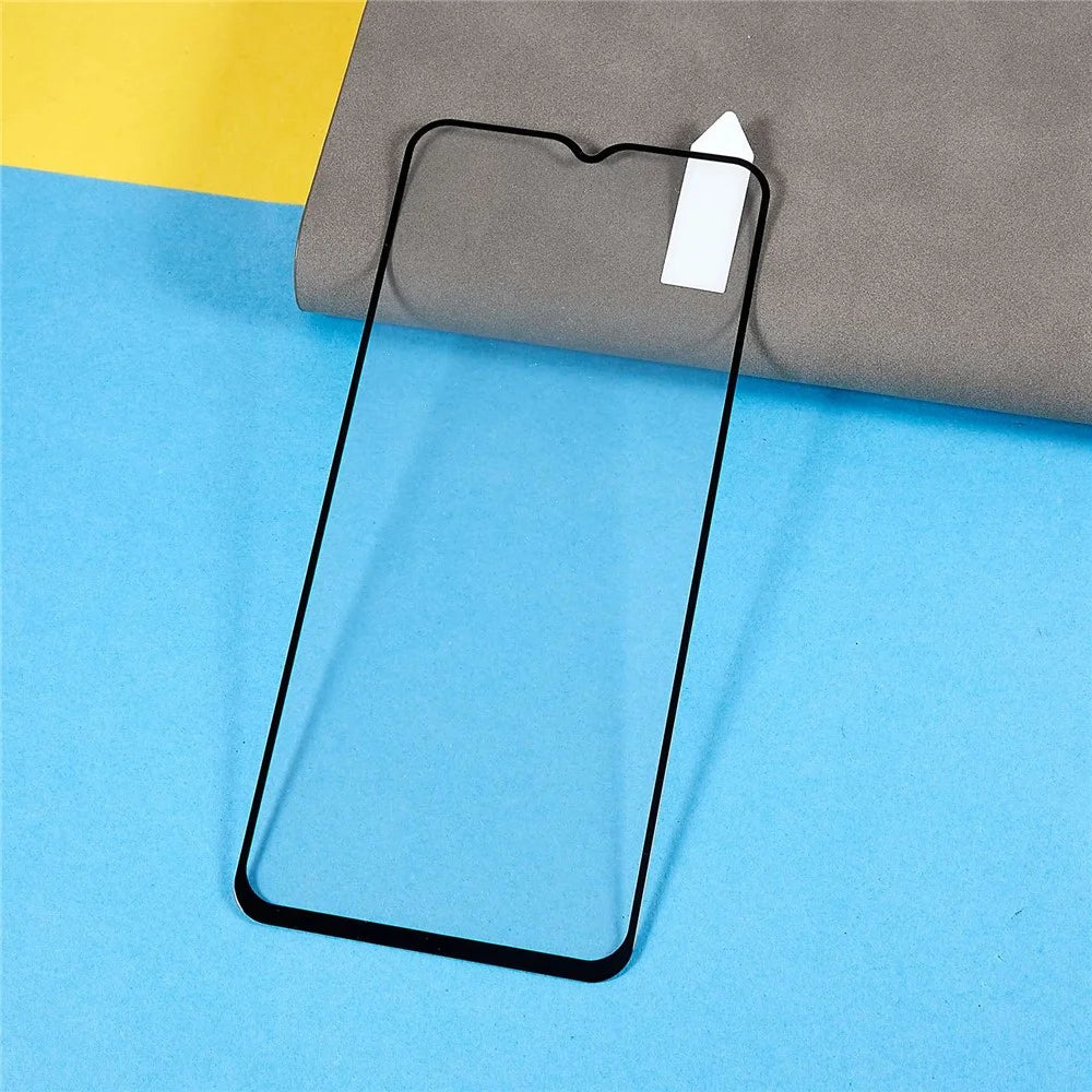 RURIHAI for Samsung Galaxy A04e 4G 2.5D Arc Edge Full Glue Anti-scratch High Aluminum-silicon Glass Film 0.26mm 9H Hardness Secondary Hardening Full Screen Protector - 3