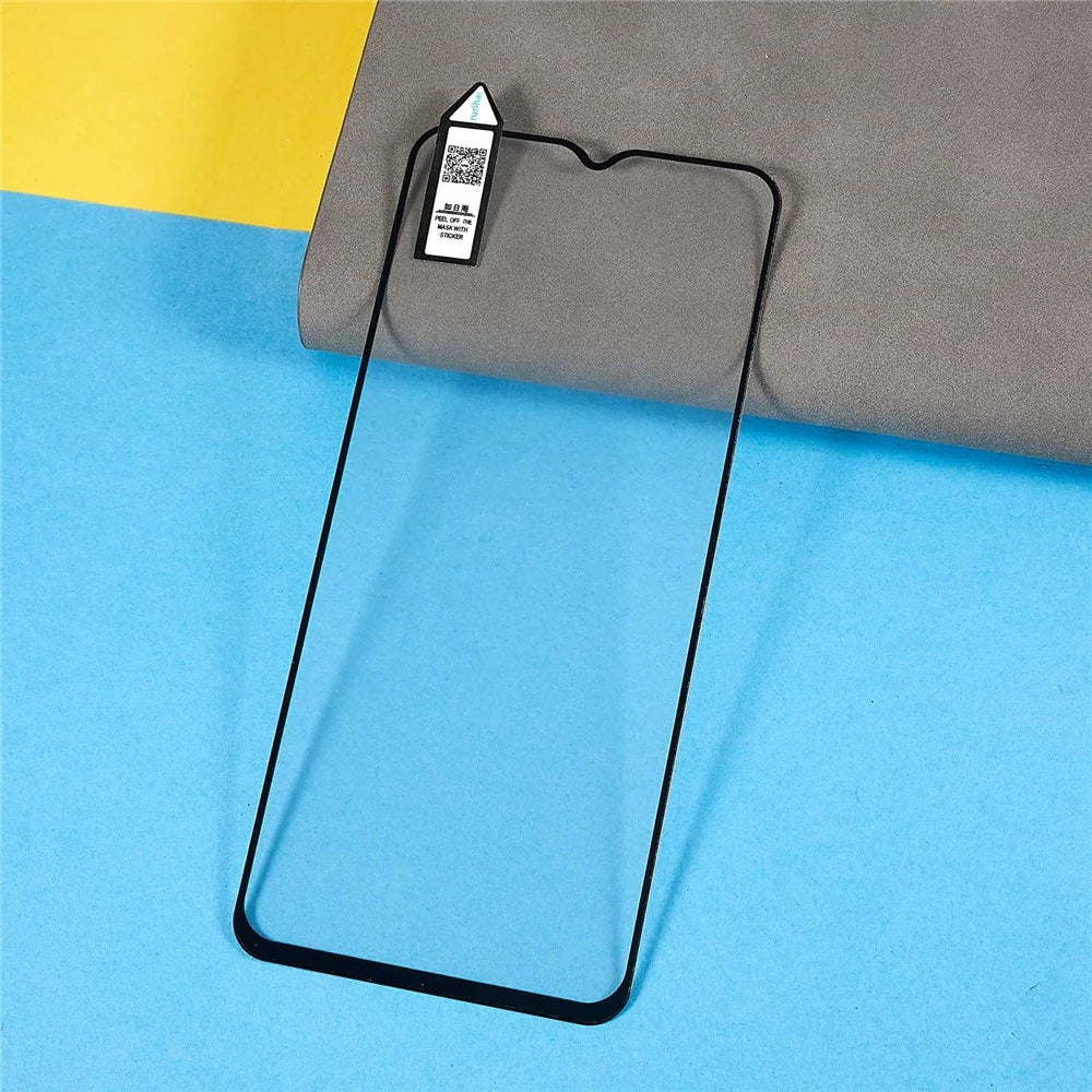 RURIHAI for Samsung Galaxy A04e 4G 2.5D Arc Edge Full Glue Anti-scratch High Aluminum-silicon Glass Film 0.26mm 9H Hardness Secondary Hardening Full Screen Protector - 6