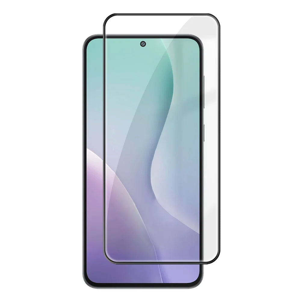 For Samsung Galaxy M56 5G HD Full Screen Protector Silk Printing Black Edge High Aluminium-silicon Glass Film - As Shown - 1
